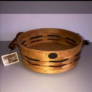 Peterboro Lazy Susan Woven Basket